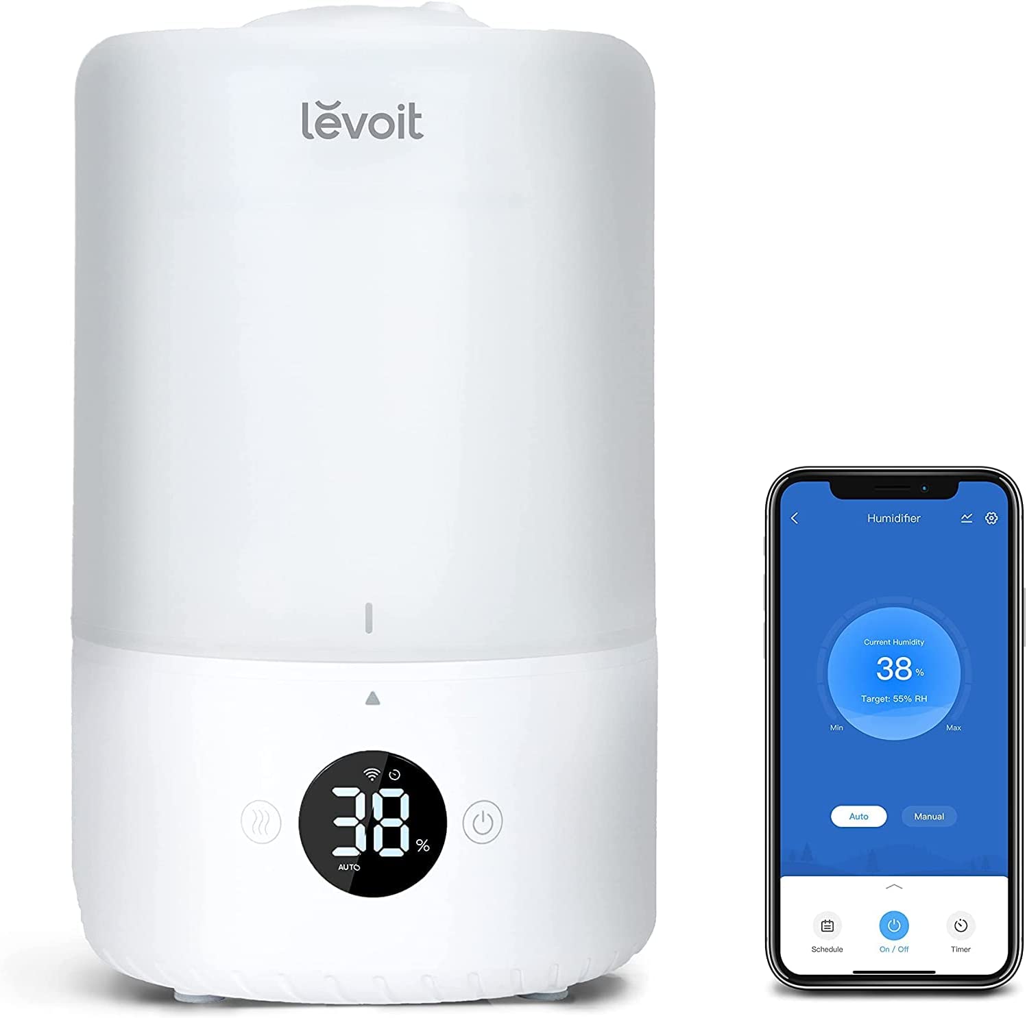 LEVOIT Dual 200S, 3L Top-Fill